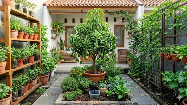 Desain Kebun Buah di Halaman Sempit