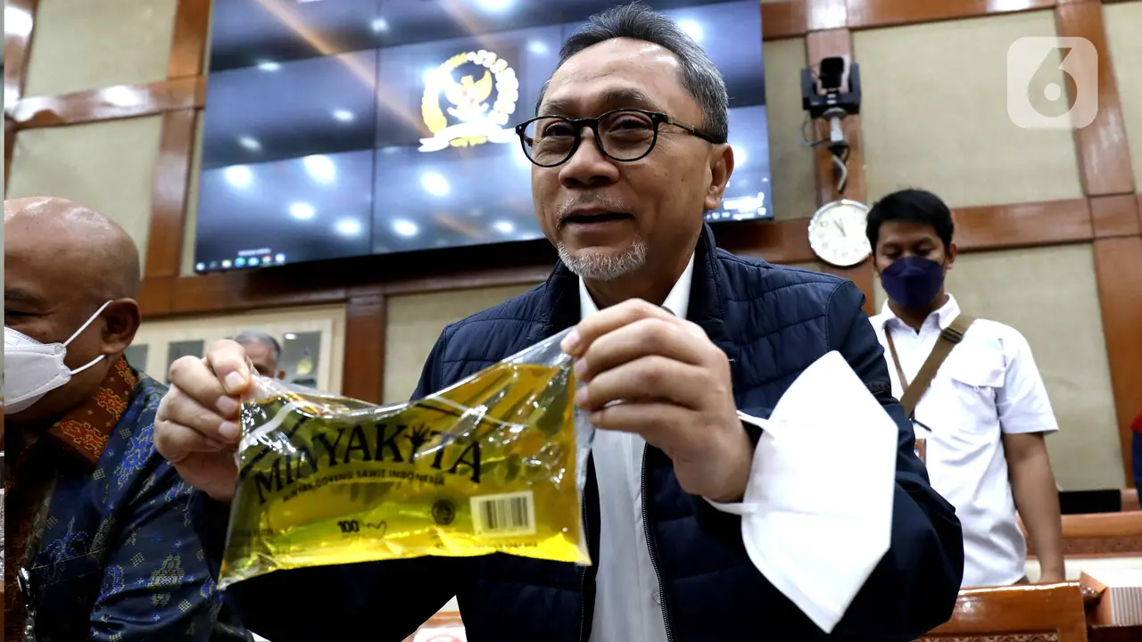 Raker dengan Komisi VI DPR, Mendag Zulkifli Hasan Tunjukkan Minyakita