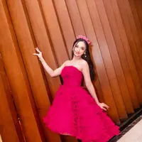 Lyodra turut serta meramaikan kemeriahan film Barbie di saat manggung [@lyodraofficial]