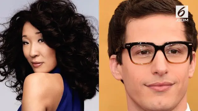 VIDEO: Sandra Oh dan Andy Samberg Jadi Host Golden Globe
