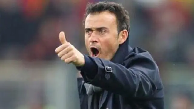 Luis Enrique masih yakin dengan peluang Roma ke Liga Champions (c) AFP