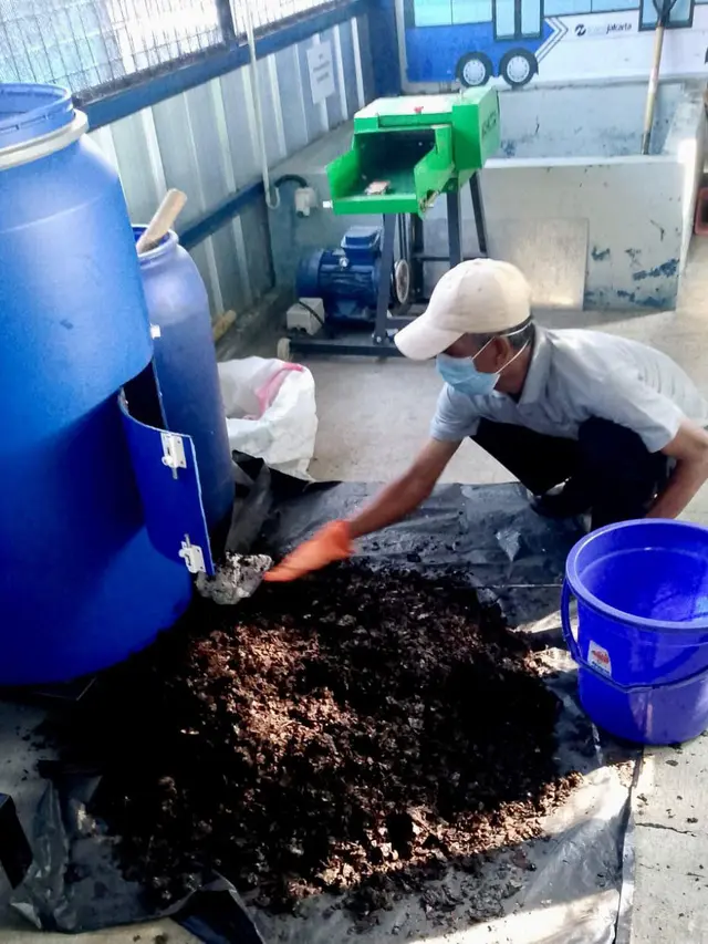 Rumah kompos ini dirancang untuk mendukung prinsip Reduce, Reuse, Recycle. Dok Elnusa