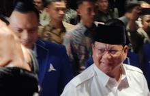 Prabowo dan AHY Berbalas Salam Hormat di Rapimnas Demokrat: Semoga Barokah Acaranya