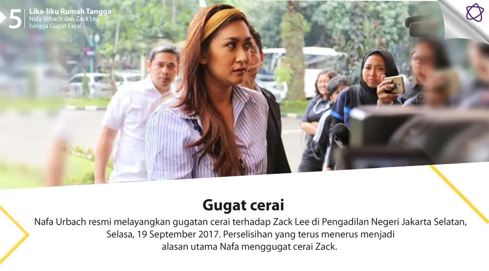 Lika-liku Rumah Tangga Nafa Urbach-Zack Lee hingga Gugat Cerai. (Foto: Adrian Putra, Desain: Nurman Abdul Hakim/Bintang.com)