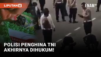 VIDEO: Oknum Polisi Penjilat Kue HUT TNI ke-77 Akhirnya Dihukum