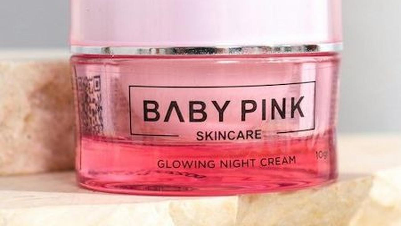 9. Baby Pink Glowing Night Cream with AHA &amp; 2x Niacinamide<br>