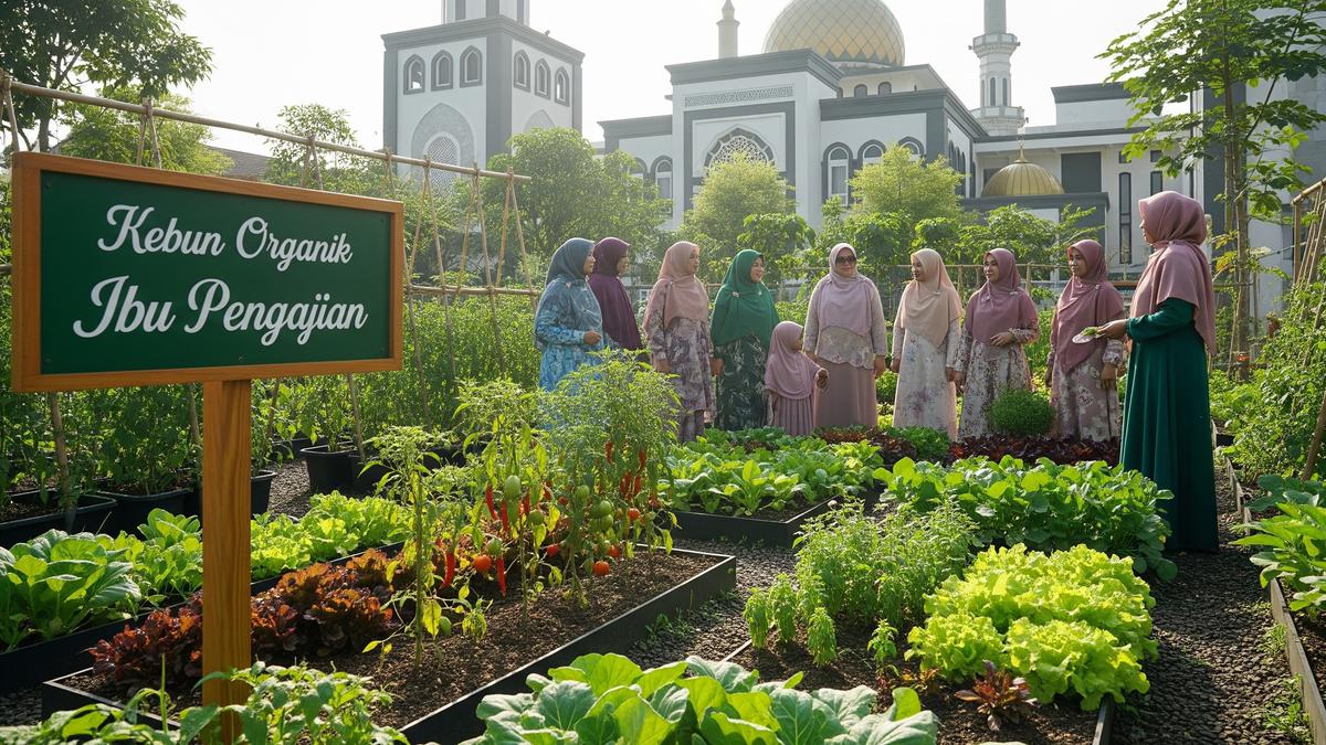 7 Ide Kebun Sayur Organik untuk Ibu Pengajian di Masjid Perumahan