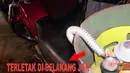 Citizen6: Tabung LPG di masukkan dalam tangki tersendiri yang diletakkan di belakang jok, agar tidak mengganggu pengendara. 