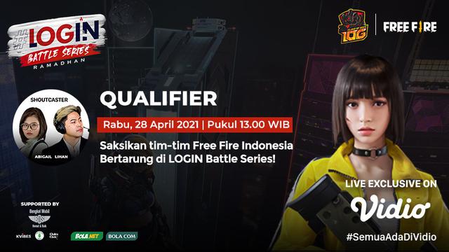 Streaming Free Fire Login Battle Series Ramadhan di Vidio
