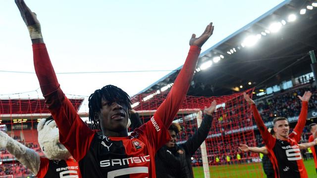 Gelandang Rennes, Eduardo Camavinga.