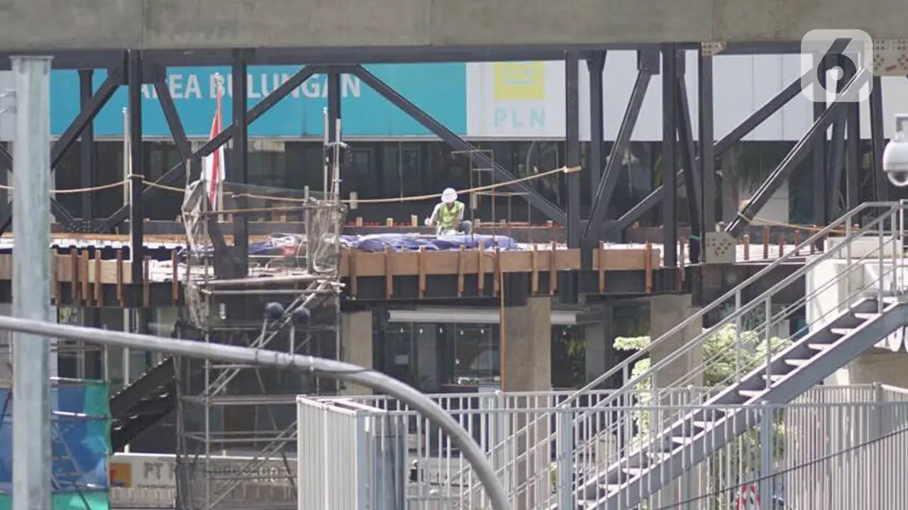 Habiskan Rp 30 Miliar, Begini Progres Pembangunan Skybridge MRT Asean-Halte CSW