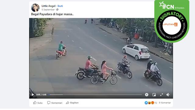 Ini bukan video begal payudara