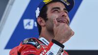 Danilo Petrucci saat mentas pada balapan MotoGP Prancis 2020. (JEAN-FRANCOIS MONIER / AFP)