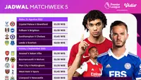 Jadwal dan Live Streaming Liga Inggris 2022/2023 Pekan Kelima di Vidio, 31 Agustus - 2 September 2022. (Sumber : dok. vidio.com)