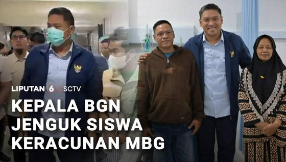 Kepala BGN Besuk Siswa Keracunan MBG