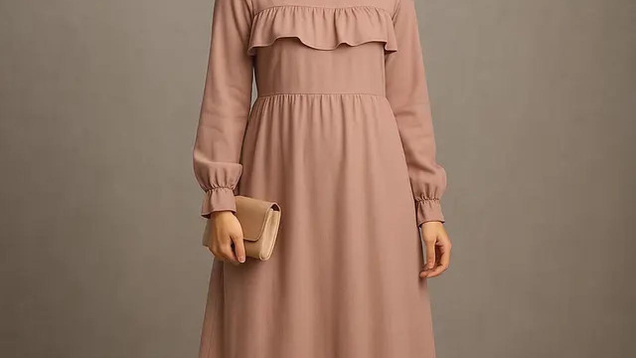 7 Model Gamis Simple untuk Kondangan, Tetap Elegan Tanpa Berlebihan