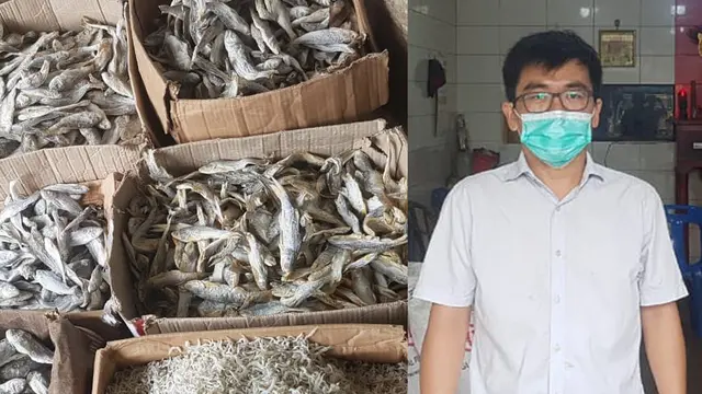 Pemilik Usaha Ikan Asin Medan Tanoto Frans