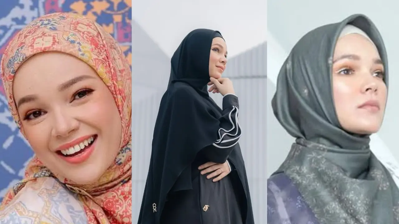 6 Gaya Hijab Elegan Dewi Sandra untuk Inspirasi Fashion Muslimah Modern