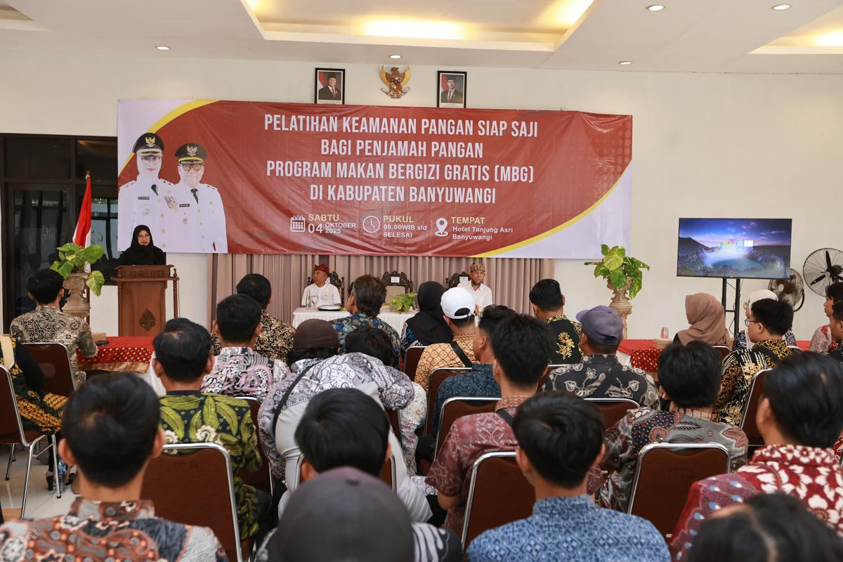 Banyuwangi Berikan Pelatihan Keamanan Pangan Bagi Pengelola SPPG