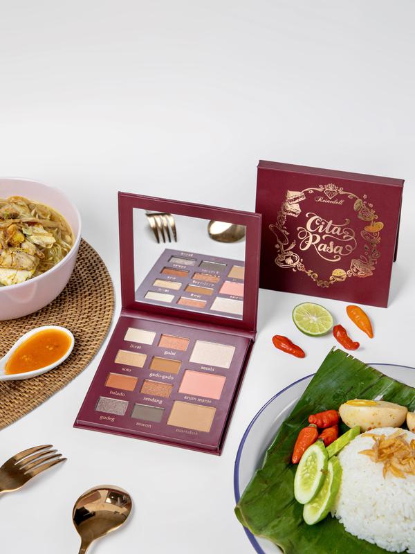 Reinedoll Cita Rasa Face and Eye Palette yang terinspirasi dari makanan-makanan Indonesia. (dok. Reinedoll)