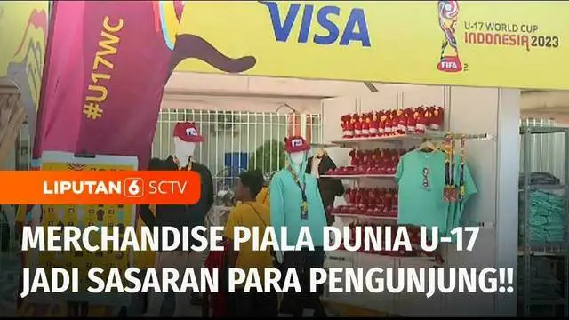 VIDEO: Pengunjung Antusias Memburu Merchandise Piala Dunia U-17, dari Jersey hingga Lanyard