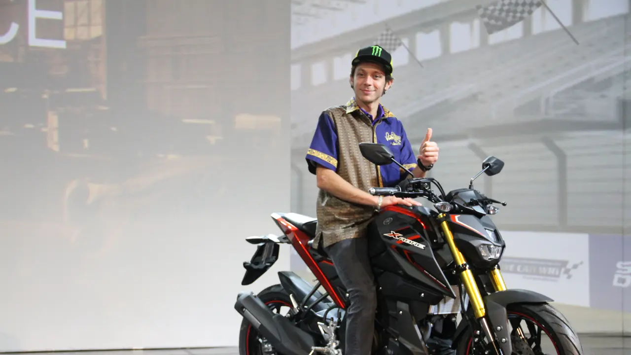 Valentino Rossi saat berada di Bali (Liputan6.com)