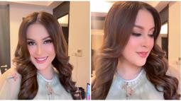 Detail makeup Vicy Melanie di acara gender reveal bikin pangling. Wajah artis berusia 35 tahun ini dipoles oleh MUA Molita. Meski usianya sudah menginjak 35 tahun dan tengah mengandung anak pertama, namun tak dipungkiri jika pesona Vicy Melanie tetap terpancar. Sudah bukan rahasia lagi jika wanita disebut makin cantik ketika mengandung, begitu juga dengan Vicy. (Liputan6.com/IG/@molita_official)