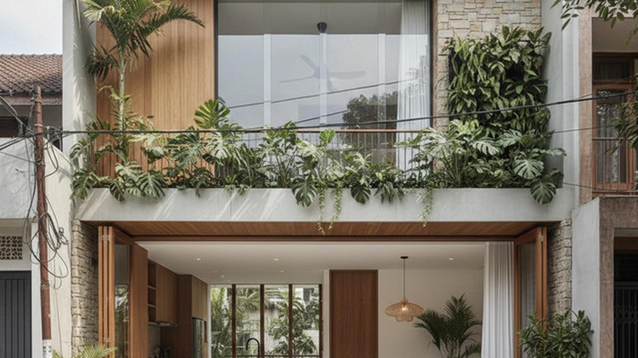 10 Model Rumah Tropis untuk Lahan Sempit, Cocok Diterapkan di Perkotaan
