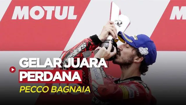 VIDEO: Momen Pecco Bagnaia Raih Gelar Juara Dunia Perdana MotoGP 2022