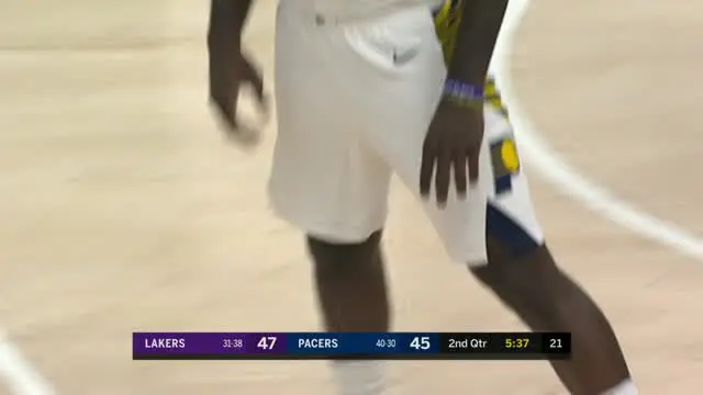 VIDEO : Cuplikan Pertandingan NBA, Pacers 110 vs Lakers 100