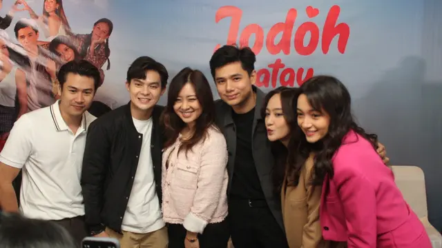 Megan Domani menghadiri konferensi pers serial Jodoh Atau Bukan di Jakarta, Selasa, 10 Januari 2023. (Foto: Dok. Arjuna Mega Films)