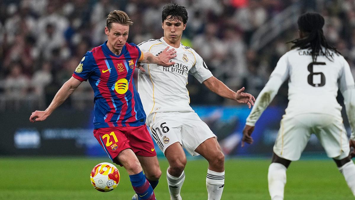 Hasil Barcelona vs Real Madrid: Duel 5 Gol, Blaugrana Juara Piala Super Spanyol!