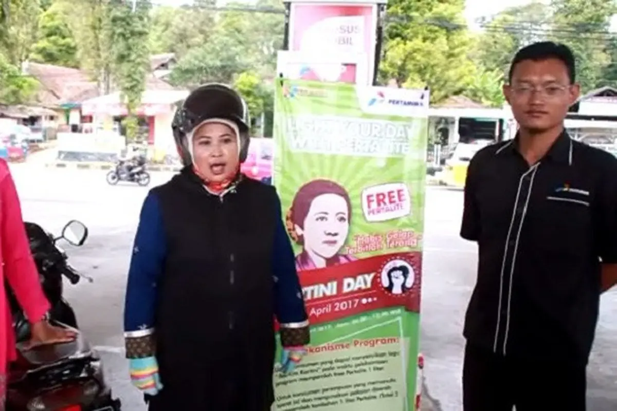 Pertamax dan pertalite Gratis di Hari Kartini