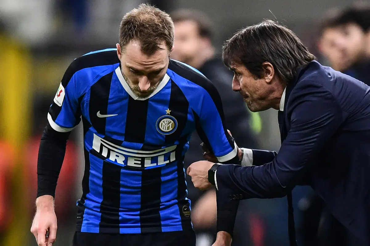Aksi Christian Eriksen Saat Debut Bersama Inter Milan