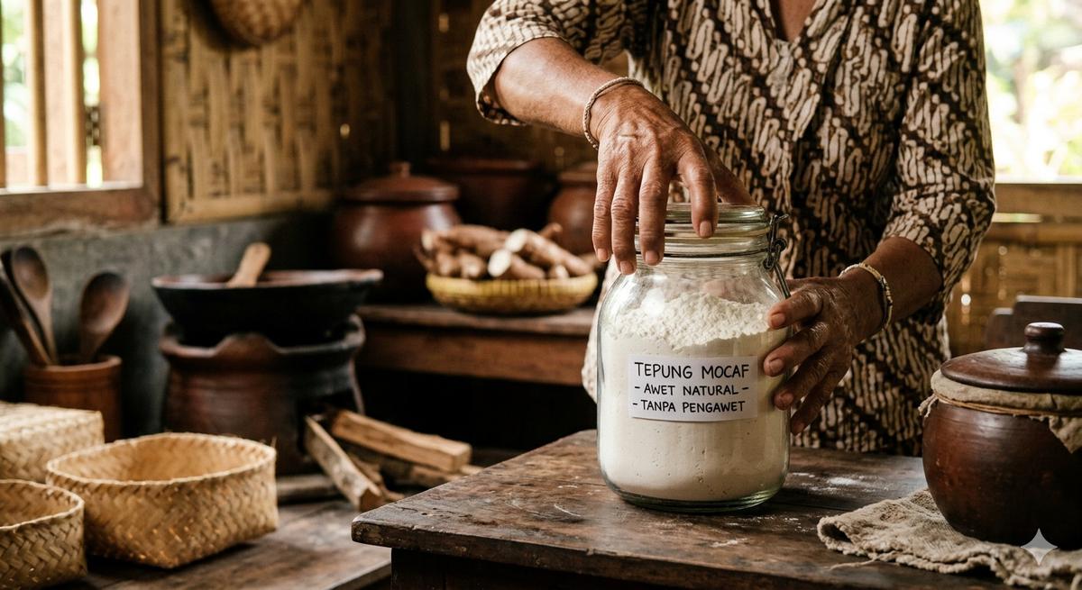 Trik Menyimpan Tepung Mocaf agar Awet dan Tidak Bau Apek. Gemini