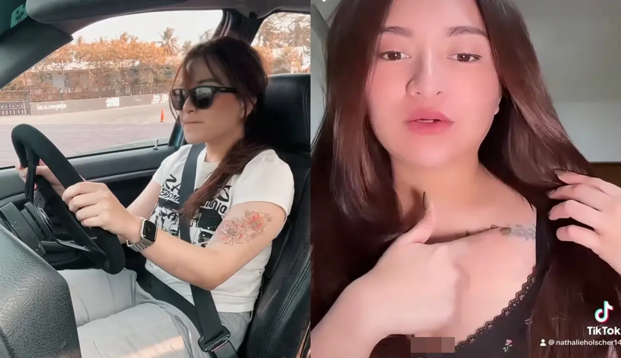 Wanita kelahiran 15 November 2020 mengungkapkan bahwa proses penghapusan tato di dadanya sangat menyakitkan.Nathalie menunjukkan tato di dada yang sudah dilaser 7 kali namun masih terlihat bekasnya.  Selain itu, kekasih Ilham Yogi ini juga menunjukkan tato di lengannya yang berupa gambar bunga mawar, yang ia coba hapus dengan satu sesi laser. (Liputan6.com/IG/@nathalieholscher)