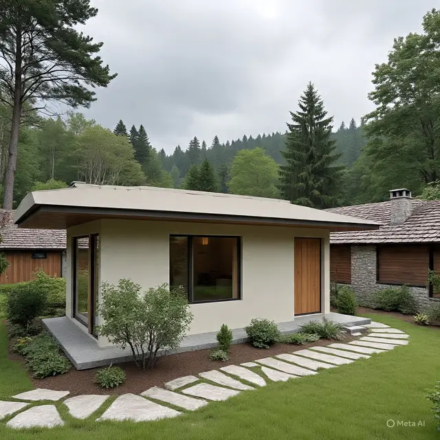 Model Rumah 8x10 di Desa