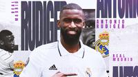 Real Madrid - Ilustrasi Antonio Rudiger (Bola.com/Adreanus Titus/Foto: Real Madrid.com)