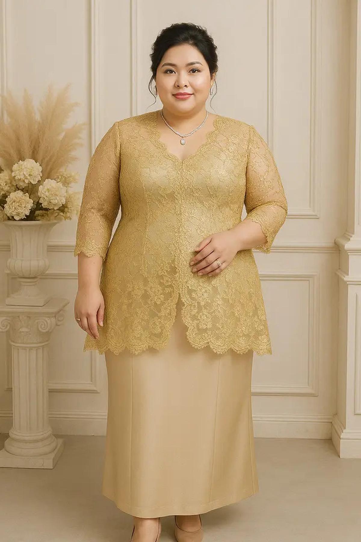 7 Model Kebaya Simpel Modern Tapi Mewah untuk Orang Gemuk