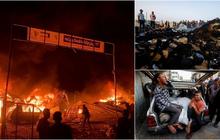 FOTO: Biadab! Israel Bom Tenda-Tenda Warga Sipil di 'Zona Aman' Rafah, Pengungsi Palestina Dibakar Hidup-Hidup Oleh Pasukan Zionis
