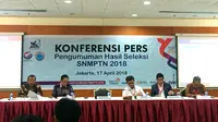 Panitia Pusat Seleksi Nasional Penerimaan Mahasiswa Baru Perguruan Tinggi Negeri (SNPMB PTN) 2018. (Liputan6.com/Devira Prastiwi)