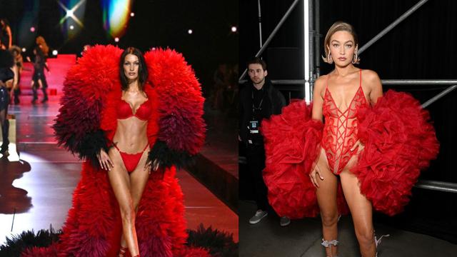 Gigi Hadid dan Bella Hadid menghadiri Victoria's Secret Fashion Show 2024 pada tanggal 15 Oktober 2024 di New York City. Slaven Vlasic/Getty Images untuk Victoria's Secret/AFP Slaven Vlasic