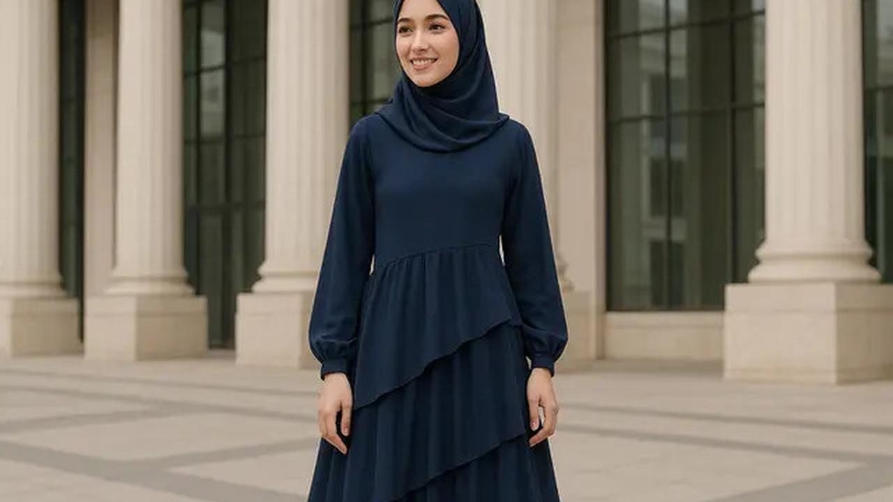 Tips Memilih Gamis agar Tidak Terlihat Tua, Bikin Penampilan Makin Segar