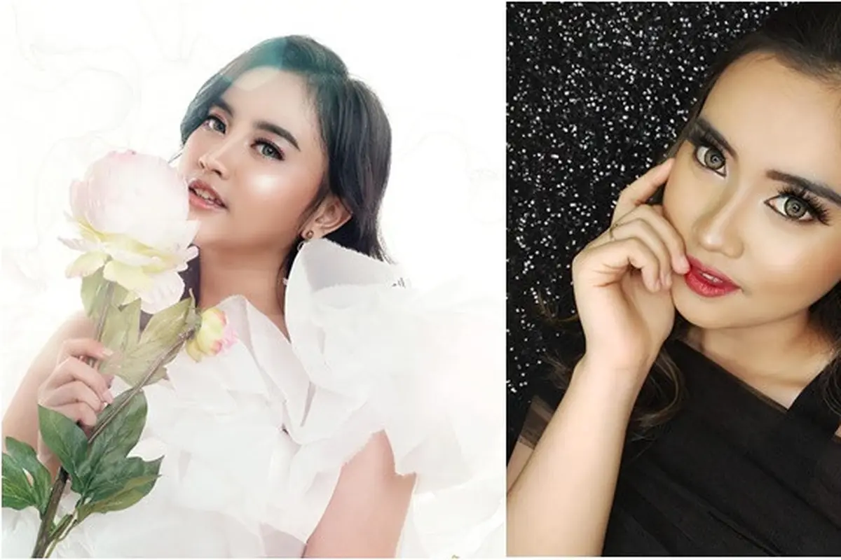 7 Pesona Lebby Wilayati dengan Makeup Tebal yang Selalu Curi Perhatian