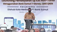 Wakil Ketua Umum Kadin Bidang Kelautan dan Perikanan, Yugi Prayanto usai mengunjungi tempat budidaya lobster di Telong Elong, NTB, Minggu (11/4/2021).