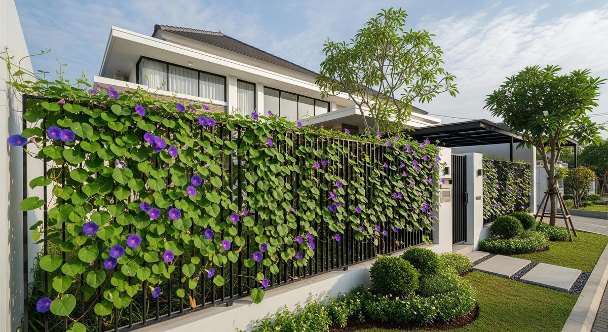 Tanaman Morning Glory untuk Pagar Cantik