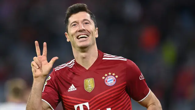 Foto: 5 Striker Tertajam di 5 Liga Top Eropa, Jalan Panjang Menuju Golden Shoes 2021 / 2022, Masih Milik Robert Lewandowski?