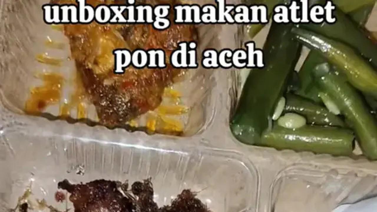 6 Potret Menu Makan Atlet PON XXI Aceh-Sumut, Budget Rp 50 Ribu tapi Prihatin