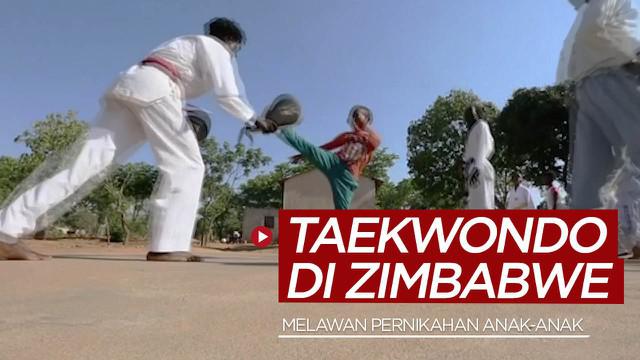Berita video misi mulia Natsiraishe Maritsa untuk melawan praktik pernikahan anak-anak di Zimbabwe dengan taekwondo.