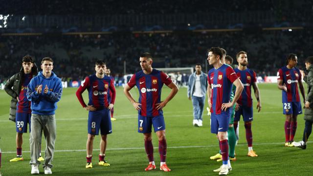 Reaksi Kecewa Barcelona - Barcelona vs PSG